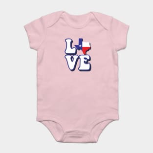 Love Texas Baby Bodysuit